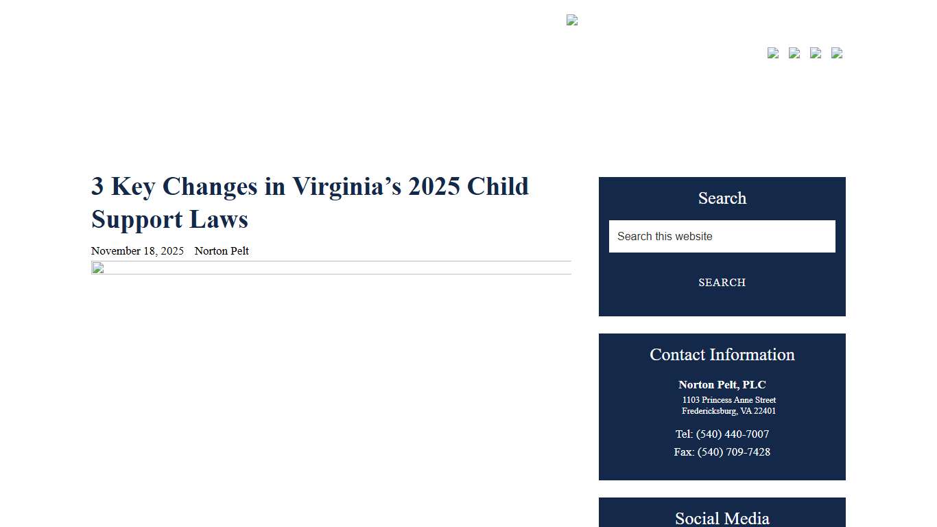 3 Key Changes in Virginia’s 2025 Child Support Laws - Norton Pelt Law Firm