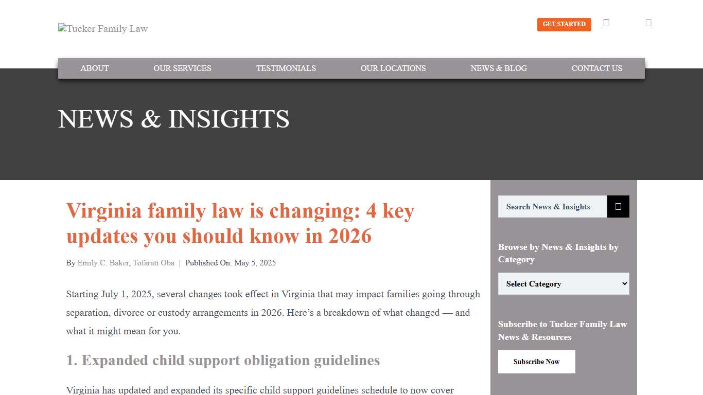 Virginia Family Law Is Changing: 4 Key Updates in 2026
